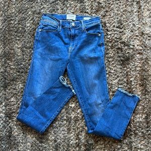 Frame denim le high skinny jeans